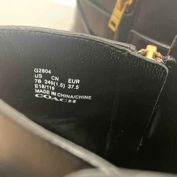 Coach Delaney Signature Buckle Heel Bootie - Picture 10 of 10